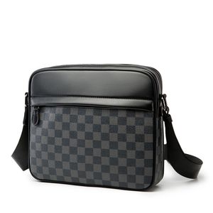 Męskie torba na ramię wytłaczona cień miękkie luksusowe designerskie torebki Man Crossbody Torby skórzane plecaki kobiety portfel torebki