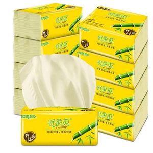 Wholesale tissue napkins for sale - Group buy 10 Packing Paper Towel Bamboo Pulp Tissue Paper Napkins Household Table Napkin312q