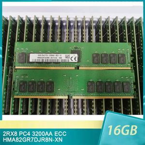 SK Hynix Ram 16GB için Rams 2RX8 PC4 3200 ECC HMA82GR7DJR8N-XN HAMELİ HAFIZLI HIZLI HIZLI BITRAMS RAMSRAMS