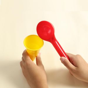 Altri articoli per feste per eventi 5 pezzi/lotto set di palette per cono gelato carino giocattoli da spiaggia giocattolo di sabbia per bambini set da gioco estivo Montessori educativo regalo di gioco