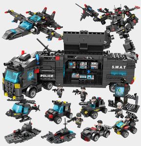 wholesale Transformer Toys Building Blocks Guerre meccaniche Regali di assemblaggio per bambini della polizia