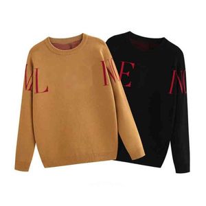 뜨거운 판매 VT 스웨터 디자이너 캐시미어 코트 클래식 편지 자수 풀오버 패션 느슨한 남자와 여자 후 까마귀 재킷