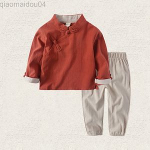 Conjuntos de ropa Juegos de ropa de niños de estilo chino