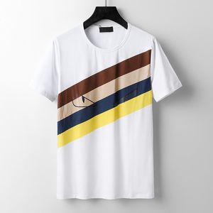 Yaz Mens Tasarımcı Lüks T Shirt Kadın Klasik Kırık Mektup Rainbow Paris Nakış Baskı Gömlek Pamuk T-Shirt Sıradan Tshirt Üstler Tee B4