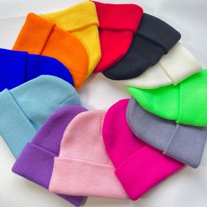 Factory Wholesale Solid Color Korean Version Fashion Warm Ear Protection Adult Knitted Hat