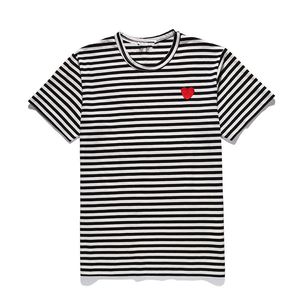 Spela Herr Fashion Heart T Shirt Designer Red Heart CDG Shirt Casual Women Shirts Quanlity Commes Des Tshirts Cotton Embroidery Short Sleeve Summer Tee 490