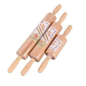 professional wood rolling pin for baking smooth tapered design for fondant pie crust cookie pastry dough roller DH984