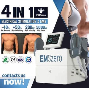 2022 Hiemt Sculpting Emslim Neo RF Hi-EMT Machine Ems Muscle Stimulator Electromagnetic Fat Burning Body Shaping ABS Toning Beauty Equipment med 4 handtag RF