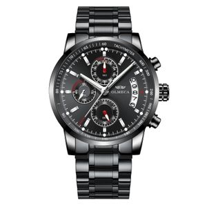 CWP Men Watches Top Marka Luksusowa skóra Waterproof Sport Quartz Chronograph Wojskowy zegar zegarowy Relogio Masculino G3