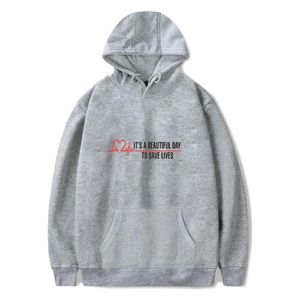 Men's Hoodies & Sweatshirts Funny Grey's Anatomy Mens Autumn Fashion Gray's Casual Long Sleeve PulloverMen's