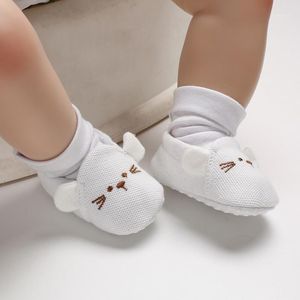 Первые ходьбы малыш мальчик, рожденный туфли, милая мультипликация для девочек мягкие мокасины обувь весенние девочки кроссовки