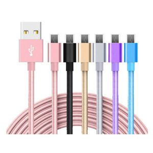 1M 2M 3M Nylon Pleciony Kabel Type-C Ładowarka Micro USB Kable do Xiaomi Telefon komórkowy Szybki ładowanie typu C Cable