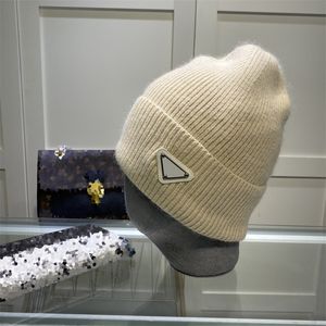Mode stickad skalle hatt beanie enkel boll cap kashmir för män kvinnor designer vinter hattar