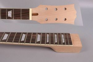 AA New Guitar Neck 22Fret 24.75 인치 로즈 우드 프렛 보드 사다리꼴 인레이 SG 힐