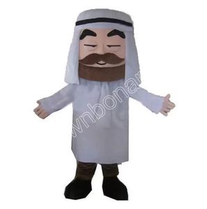 costumi della mascotte del popolo arabo di Halloween Abbigliamento per mascotte del fumetto di alta qualità Prestazioni Carnevale Abbigliamento per pubblicità promozionale per eventi di dimensioni adulte