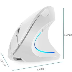 Ergonomic Vertical Mouse 2.4G Wireless Computer Gaming Mice USB Optical DPI Mouse Right Left Hand For Laptop PC Desktop