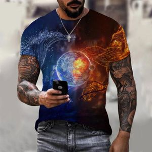 Yin and Yang 3D Printed T-shirt Men Women 2022 High Quality Breathable Casual T Shirt Fashion Funny Oversized Tops Clothes 001