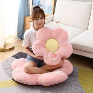 New plush Flower Cushion Filling Realistic FlowerShape Baby Kids Home Play Mat Filling Soft Plant Flower Pillow Cushion Home Decor Free UPS or DHL
