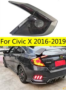 Światło ogona LED dla Civic x 20 16-20 19 Nowe obywatelskie światła samochodowe typ R Hatchback 5 drzwi tylna lampa i tylne światła tylne