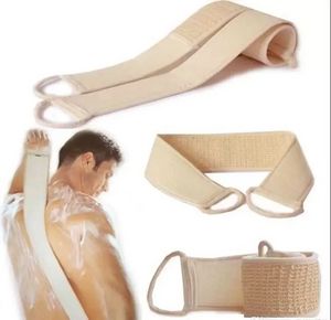 Naturlig mjuk exfolierande loofah baddusch unisex massage spa skrubber svamp bak rems kropp hud hälsa rengöringsverktyg T0525A26