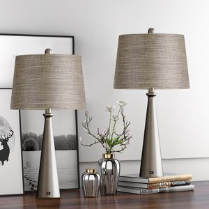 Table Lamps Nordic Bedroom Bedside Lamp Living Room Coffee Dressing Decor Light Fixture Night Lighting Rechargeable LampsTable