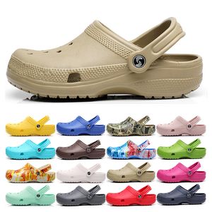 Slippers Clogs Sandals Slip On Casual Beach Waterproof Shoes black white grey red camo men Classic Nursing Hospital Women Slippers Work Medical