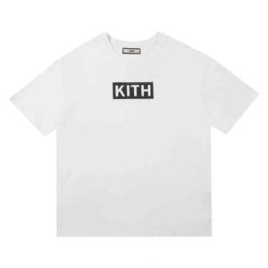 Designer T-skjortor för män Kith Diamond Short Sleeve Plain Black T-shirt Fashion Clothing Brand Round Neck Slim Social Spirit Guy Half Man 00102