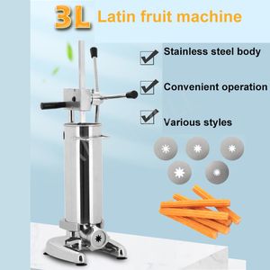 Macchine per la lavorazione degli alimenti Macchina per churros manuale commerciale con friggitrice Macchina per frittelle per piccoli produttori di frutta latina spagnola tre litri