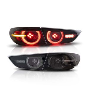 LED CAR TAILLight Assembly för Mazda 3 Axela Drl Brake Reverse Daytime Running Lights Bakre baklampbelysning