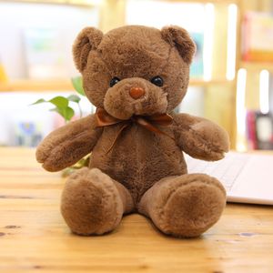 UPS Cute teddy bear Plush Animals Cuddle action figure Colorful bear Pillow cloth doll small toy birthday gift for girls