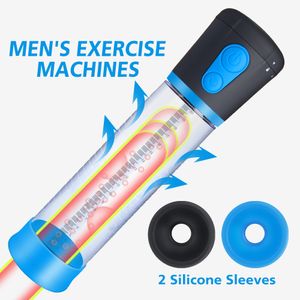 Elektryczna pompa penisa próżnia seksowne zabawki dla mężczyzn Extender powiększenie prącia Erekcja męska masturbator