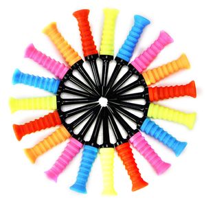 1PC Elastic Ball Holder Multicolored Golfing Golf Tees Practical Training Accessories Supplies Professional Exercises Golf Tee