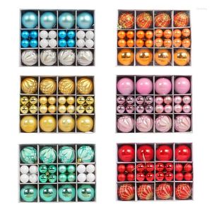 Party Decoration 40pcs Christmas Ornaments Balls Shatterproof Painted Ball Decorative Party