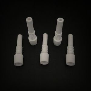 Rökning 10mm 14mm 18mm Man Keramik Naglar Bärbar Utbytbar Spets Halm Innovativ Designhållare För Glas Bong Oil Rigs Hookah Dabber Tube Tillbehör