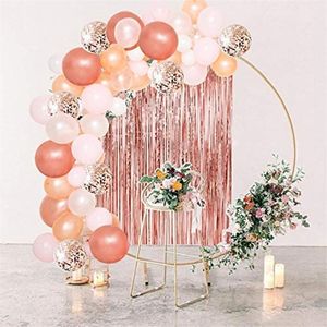 Party Doping Decor Balloon Garland Kit Rose Gold Arch Wedding Bridal Baby Shower Birthday Bachelorett Party Decoration T200526