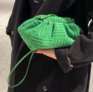 이브닝 백 럭셔리 타월 가방 핸드백 2022 여성 패션 휴대용 버킷 체인 어깨 메신저 Bagevening