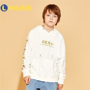LINLING Fashion Active Streetwear Boys Autumn Spring Sweatshirts Children's Clothes Fashion Kids Long Sleeve Sweaters Tops V247 LJ201216
