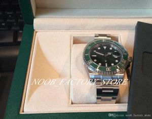 Super Factory Watch N V5 2813 Ruch Watches Green Ceramic Bezel Sapphire Glass 40 mm 116610 116610LV Oryginalne pudełko na rękę