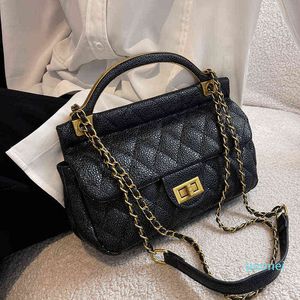 Tote Bag 2022 Trendy Winter Quilted Borsa da donna firmata Luxury Brand Chain Shoulder Side Crossbody Bags con manico corto j5525