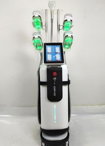 SPA Använd Cryolipolysis Fat Freeze Machine Lipo Laser Cellulite Reduction 40K Cavitation Viktminskning RF Skin åtdragningsmaskiner 5 Cryo Handtag Beauty Machine