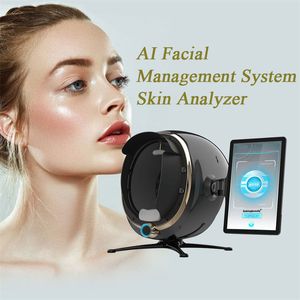 3D Skin Diagnosis System 8 Spectrum Skin Analysis Magic Mirror Face Scanner Artificial Intelligence Image Instrument for Salon Beauty Equipment