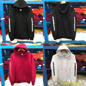 2020 Calabasas Felpa con cappuccio Uomo Donna Cotone Calabasas Felpe Inverno Streetwear Felpe Spalla Stampa Pullover T220802