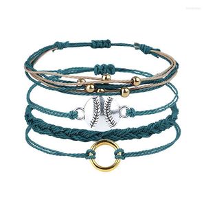 Bangle formell halsband hand stickad baseball armband charm handled flickor tillbehör semester gåvor smart klocka simbangling inte22