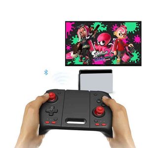 2022 nowość dla Nintendo Switch OLED kontroler do gamepada uchwyt ręczny lewy prawy Split bezprzewodowy uchwyt konsoli dla NS OLED Joypad H220421