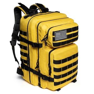 50L 1000D Nylon impermeabile Molle Zaino tattico militare Trekking Borsa da pesca PALESTRA all'aperto Fitness Camping Trekking Zaino 3D 220512