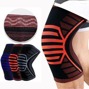 Ginocchiere Gomitiere Bendaggio elastico alto Compressione Brace Sport Corsa Crossfit Bodybuilding Protezioni da palestra Maniche Nylon lavorato a maglia Gomito