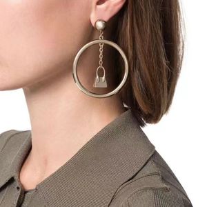 Women Earrings Bag Designer Mini Bags Earring Hoops Jacque Jewelry Luxurys Designers Chandelier Studs Brass Des Boucles Doreilles 2205122