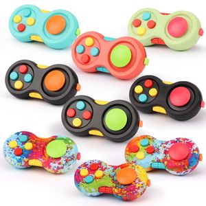 Stress Relief Cube Rainbow Fidget Game Pad Korean Squid Antistress Toy for Children Kids Adults Auttic Adhd Squeeze Spinner