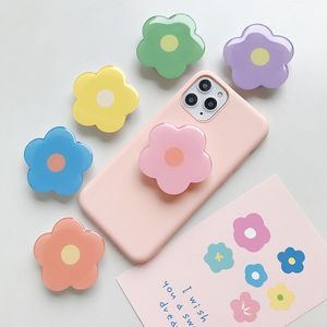 Mobile Phone Ring Holders Epoxy Resin Universal Fresh And Lovely Flowers Foldable Grip Tok Bracket Mobile-Phone Accessories