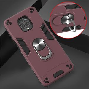 Magnetic Metal Ring Phone Cases For Xiaomi Redmi 5A 6 6A 7 7A Note 4 4X 5 8 8T 9 10 Pro 9S 9T Armor Holder Case Cover